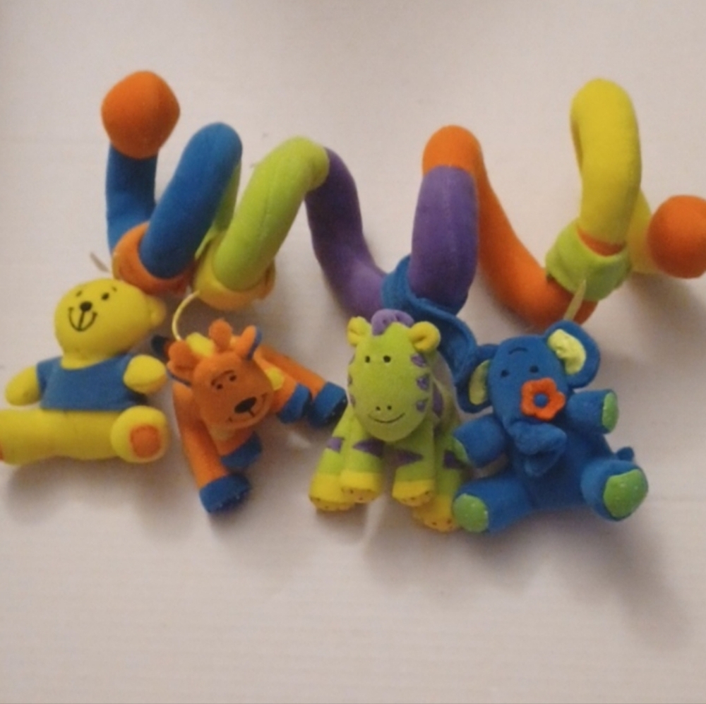 4/$80 Colourful Plush Wrap Around Mobile - Wrist Toys